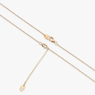 Collier avec diamant solitaire taille émeraude de 0,25 ct à 1,0 ct F-VS cultivé en laboratoire