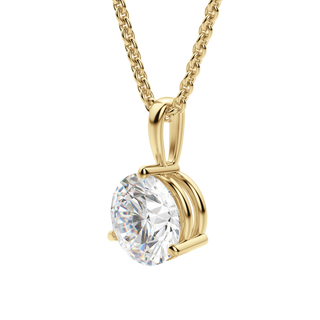 0.25CT- 1.50CT Round F-VS Lab Grown Diamond Solitaire Necklace