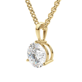 0.25CT- 1.50CT Round F-VS Lab Grown Diamond Solitaire Necklace