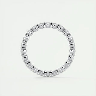 2.00mm Round EF- VVS Lab Grown Diamond Full Eternity Bubble Wedding Band