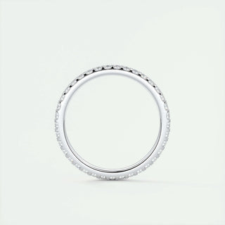 1.8mm Round EF- VVS Lab Grown Diamond Full Eternity Wedding Band