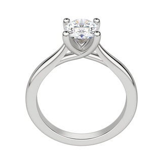 Bague de fiançailles avec diamant solitaire en moissanite à taille ovale de 1,33 ct 