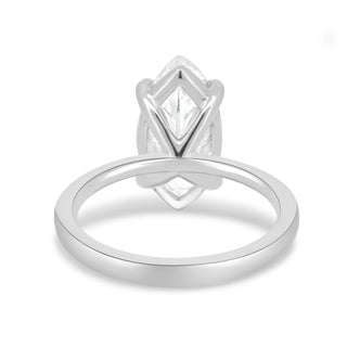 Bague de fiançailles avec diamant solitaire taille marquise de 1,50 ct F/VS1 cultivé en laboratoire 