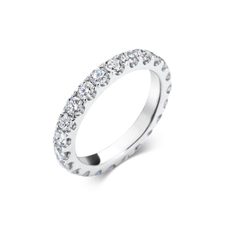 Round Full Eternity Lab Grown Diamond Wedding Band