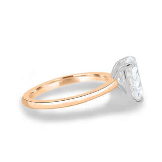 Bague de fiançailles avec diamant solitaire en forme de poire de 1,80 ct E/VS1 de laboratoire 