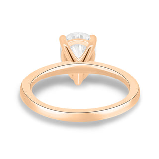 Bague de fiançailles avec diamant solitaire en forme de poire de 1,80 ct E/VS1 de laboratoire 