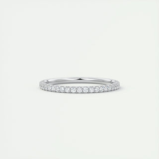 0.36 TCW Round CVD Diamond Full Eternity Wedding Band