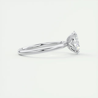 1.91 CT Oval Cut Solitaire Moissanite Engagement Ring