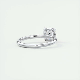 1.0-3.0 ct Cushion Diamond Solitaire Engagement Ring