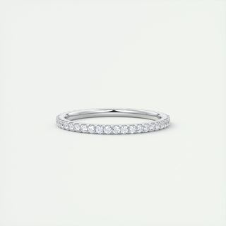 0.36 TCW Round CVD Diamond Full Eternity Wedding Band