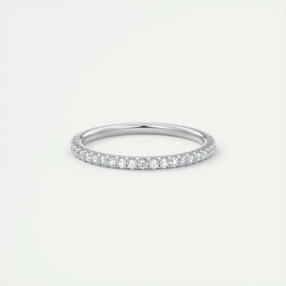 Alliance de mariage éternité complète avec diamants ronds CVD de 0,36 TCW