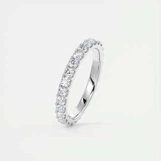 0.16 CT Round CVD Diamond Full Eternity Wedding Band