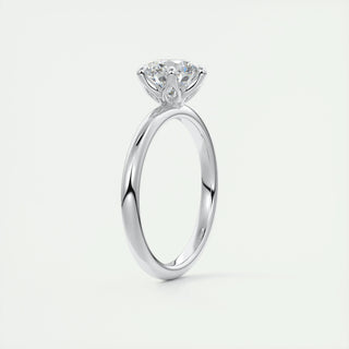 1.50 CT-3.50 CT Round F- VS1 Diamond Solitaire Engagement Ring