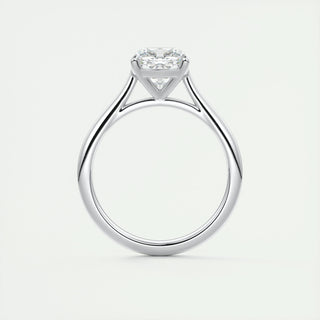 2.15 CT Cushion Cut Solitaire Moissanite Engagement Ring