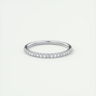 Alliance de mariage éternité complète avec diamants ronds CVD de 0,36 TCW