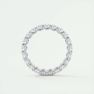 3.15 TCW Oval CVD Diamond Full Eternity Wedding Band