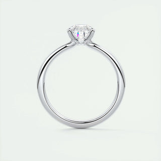 Bague de fiançailles solitaire en diamant en forme de poire de 2 carats avec une clarté F-VS1