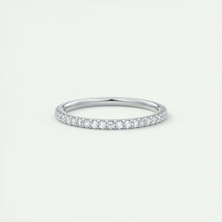 Alliance de mariage éternité complète avec diamants ronds CVD de 0,36 TCW