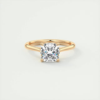 1.0 -3.0ct Cushion Diamond Solitaire Engagement Ring