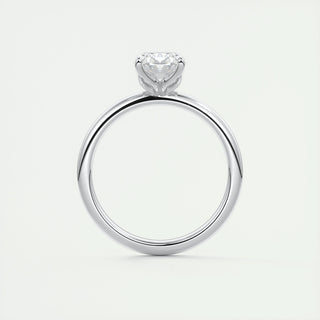 1.5ct Oval Shaped F- VS1 Diamond Solitaire Setting Engagement Ring