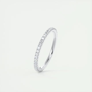 0.36 TCW Round CVD Diamond Full Eternity Wedding Band