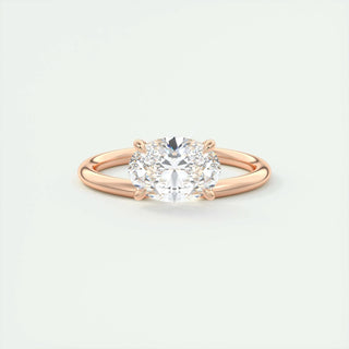 1.5ct Oval F- VS1 Diamond Solitaire Engagement Ring