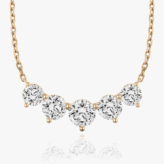 Collier avec diamants ronds F/VS de 3,50 TCW