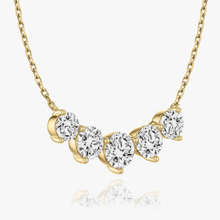 3.50 TCW Round F/VS Lab Grown Diamond Necklace