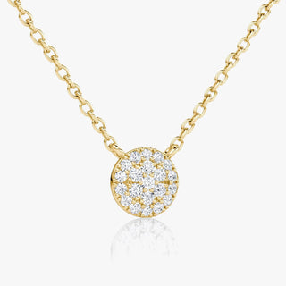 0.12 TCW Round F/VS Lab Grown Diamond Necklace