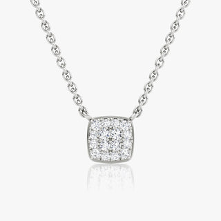 0.10 TCW Round F/VS Lab Grown Diamond Necklace