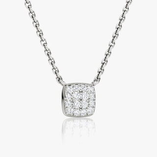 0.10 TCW Round F/VS Lab Grown Diamond Necklace