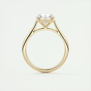 2ct Round F- VS1 Diamond Solitaire Engagement Ring