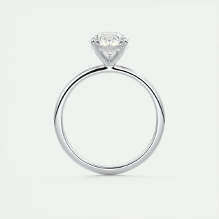 1.93 CT Pear Shaped Moissanite Solitaire Engagement Ring