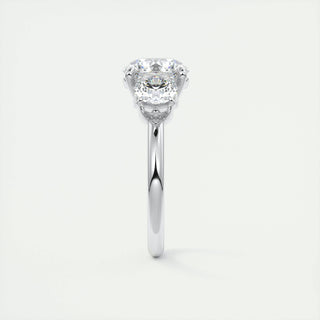 2CT Round Brilliant Cut Moissanite Engagement Ring - ELITE CARAT