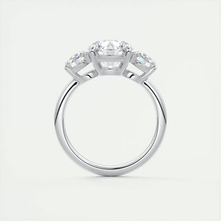 2CT Round Brilliant Cut Moissanite Engagement Ring - ELITE CARAT