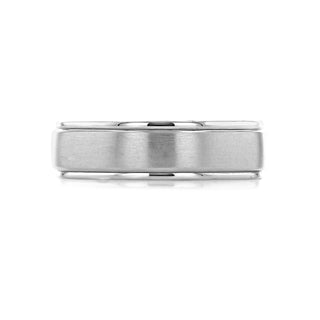 Men's Brushed Finish Classic Wedding Band