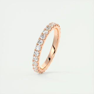 0.16 CT Round CVD Diamond Full Eternity Wedding Band