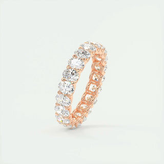 3.15 TCW Oval CVD Diamond Full Eternity Wedding Band