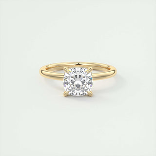 1.0-3.0 ct Cushion Diamond Solitaire Engagement Ring