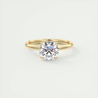 1.5-3.50 CT Round Diamond Solitaire Engagement Ring