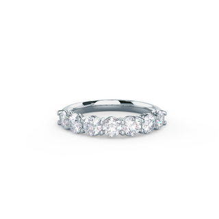 Alliance de mariage éternité à 7 pierres taille brillant rond de 2,7 mm 