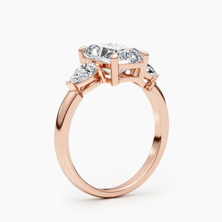 Bague de fiançailles avec diamants de laboratoire Radiant E-VS de 2,62 ct 