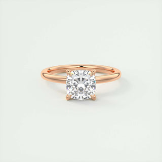 1.0-3.0 ct Cushion Diamond Solitaire Engagement Ring