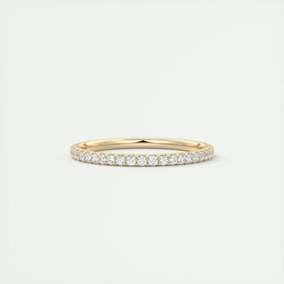 0.36 TCW Round CVD Diamond Full Eternity Wedding Band