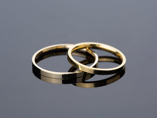 2.0MM Classic Flat Wedding Band For Women