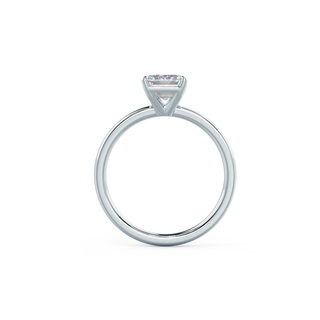 Bague de fiançailles en diamant moissanite taille émeraude de 2,75 ct pour femme avec monture solitaire