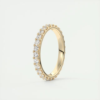 0.16 CT Round CVD Diamond Full Eternity Wedding Band