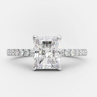 1.50ct Radiant Cut Diamond 14K Gold Engagement Ring - ELITE CARAT