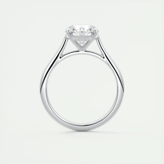 2ct Round F- VS1 Diamond Solitaire Engagement Ring