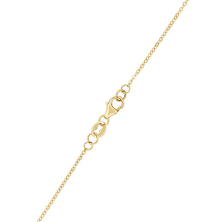 Collier trèfle avec pierre de naissance de novembre et diamant citrine rond de 0,25 ct